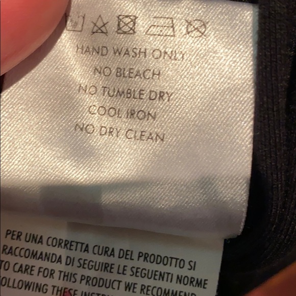 Auth Gucci Italy silver hardware cut out long sleeve small shirt Blk - Picture 7 of 8